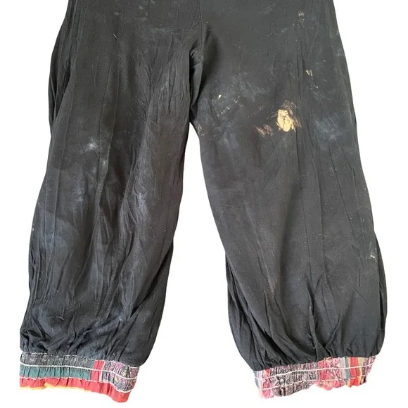 FP Movement Free People Sashay My Way Balloon Pants S Jogger Patchwork Yoga Boho - Picture 8 of 13